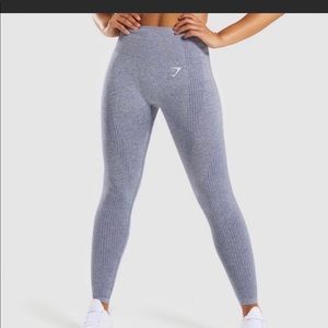 Gymshark Vital Seamless Leggings (steal blue marl)